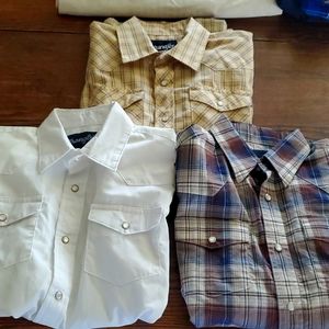 Youth Wrangler Western Shirts